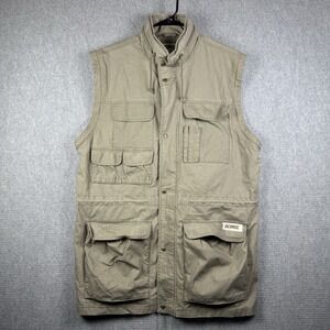 Domke PhoTOGS Men's Large Khaki Tan Multi Pocket Vest Photographer Sportsman